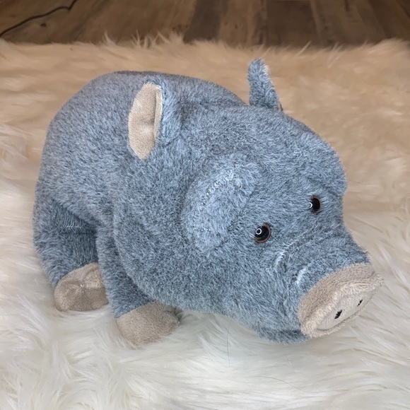 Wild Republic Other - Wild Republic potbelly pig plush stuffed animal gray 13”